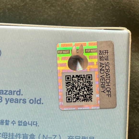 Authentic Confirmed Labubu Pin For Love Letter Pendant W, Purchased from Popmart - Picture 4 of 6